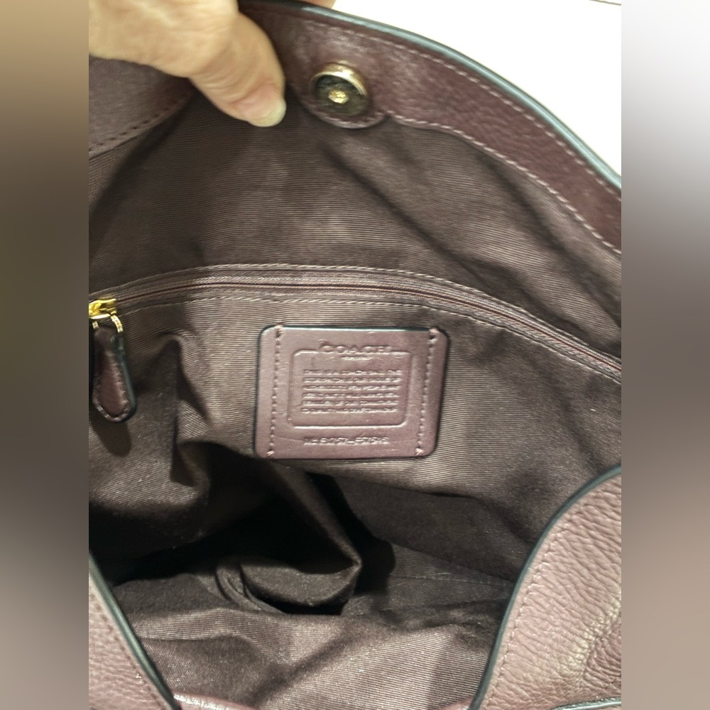 Coach Lexy Pebbled Leather Shoulder Bag F57545  Y2K  New like condition - Picture 8 of 15